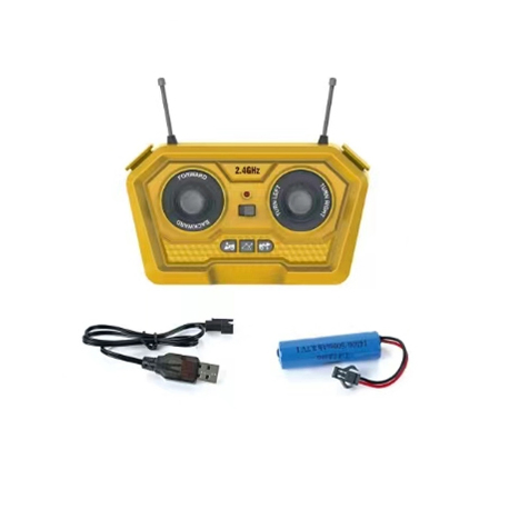 Novo Design Xinbo 2.4G Escala 1: 18 4 Controle Remoto Caminhão de Engenharia Plástico Brinquedo de Construção Caminhão de Estrada Rolo RC Brinquedo para Crianças