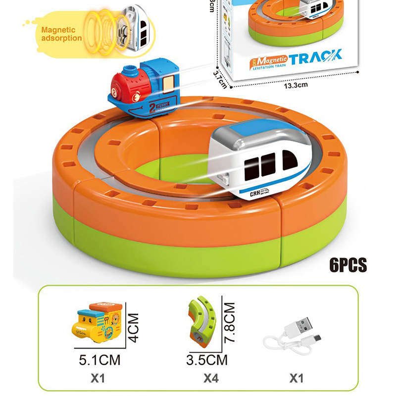 Conjuntos de Trilhos de Trem Elétrico de Plástico AiJH, Pista de Corrida Flexível, Brinquedo STEM de Montagem, Brinquedo de Carro Motorizado que Desafia a Gravidade 3D Layouts Embutidos