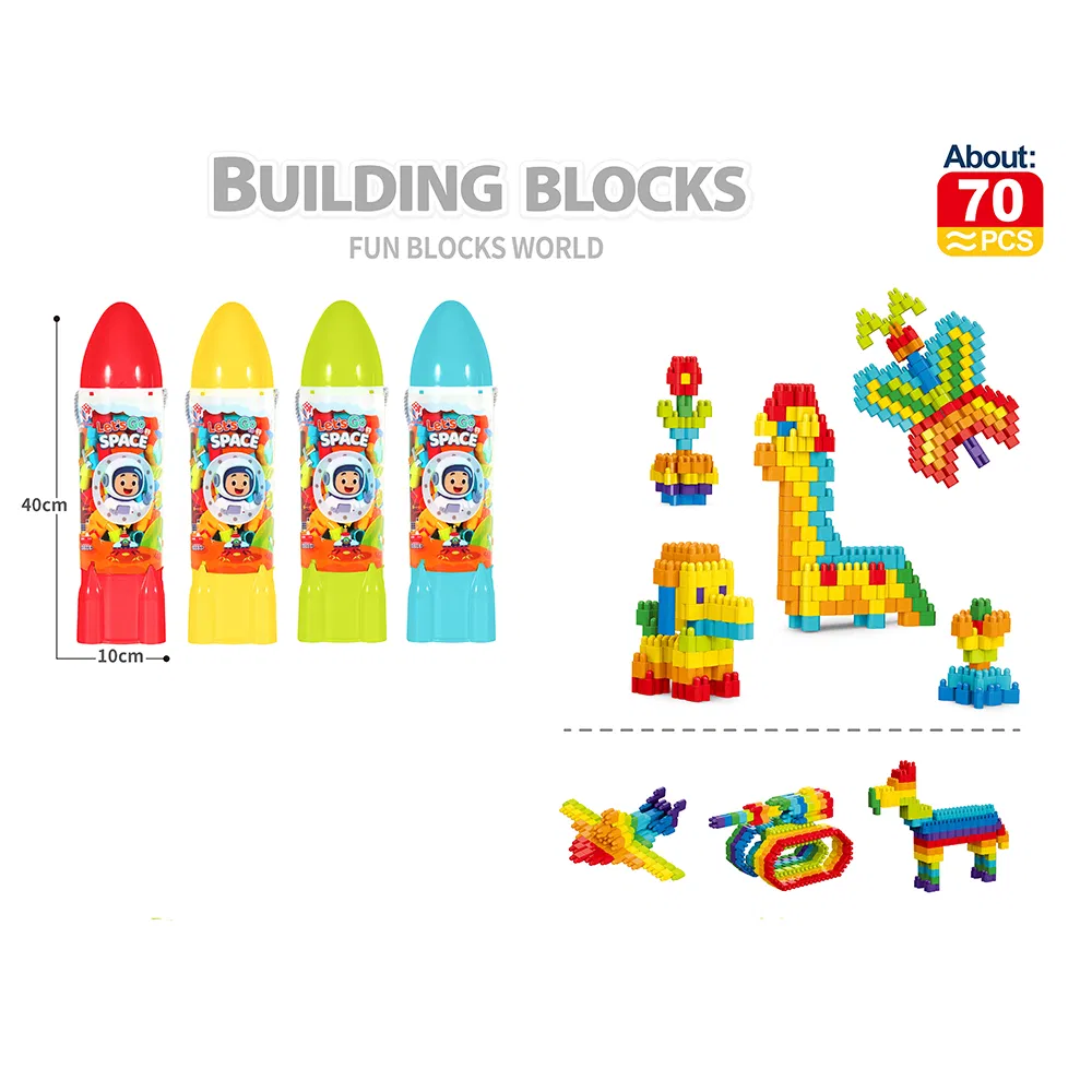 Venda Quente Atacado Brinquedos Criativos de Plástico para Crianças Presente Promocional Educacional Blocos para Primeiros Construtores para Bebês