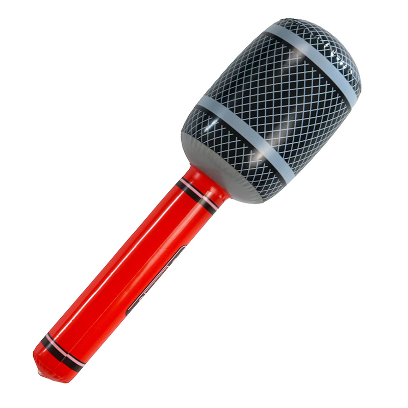 Brinquedos Promocionais Personalizados para Crianças Microfone Inflável Guitarra de Plástico PVC Brinquedos Infláveis