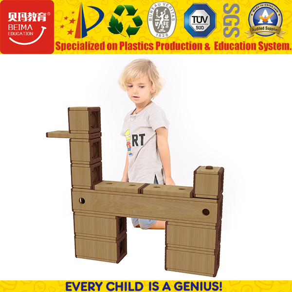 Brinquedo de Praia Mircocell de Madeira para Areia e Água Brinquedos Educativos Montados
