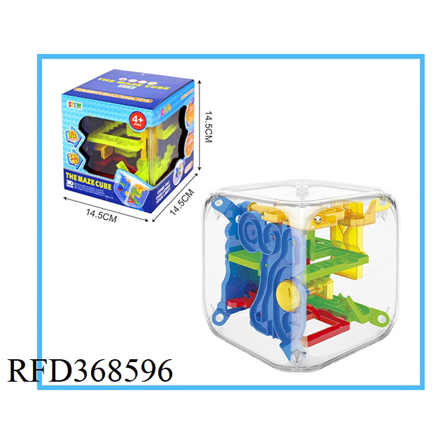 Jogo de Bolinha de Plástico Educacional 3D Quebra-Cabeça Labirinto Brinquedo Labirinto