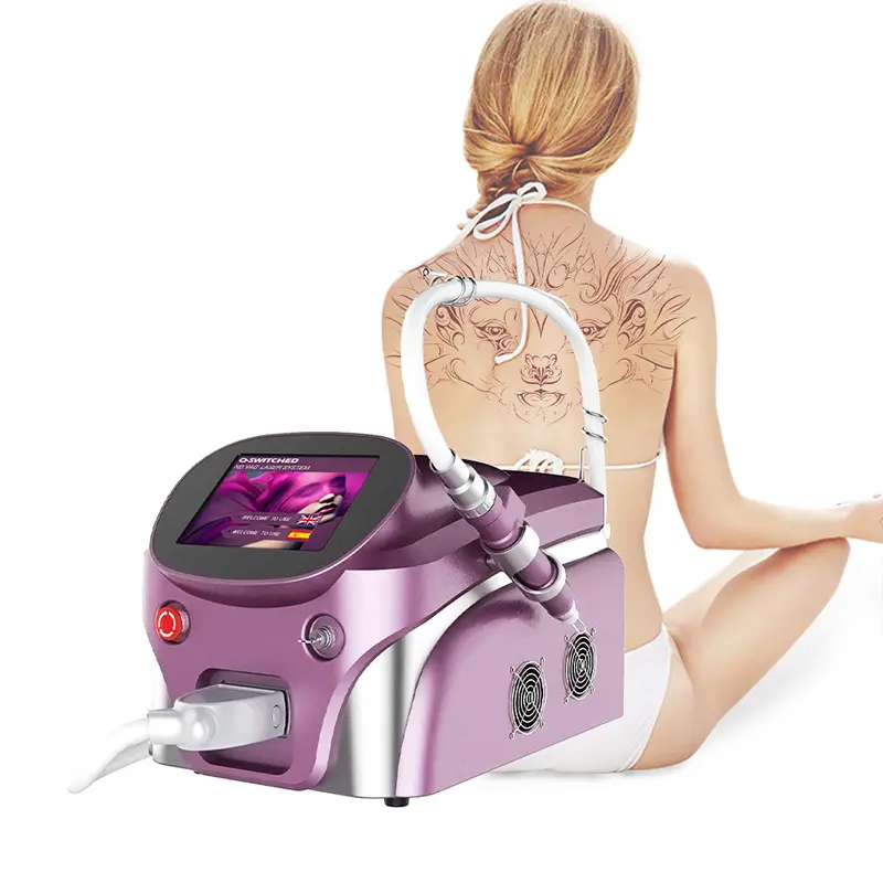 Wholesale Portable Q Switch Nd Yag Laser tattoo removal pico laser using carbon gel Manufacturer, Supplier