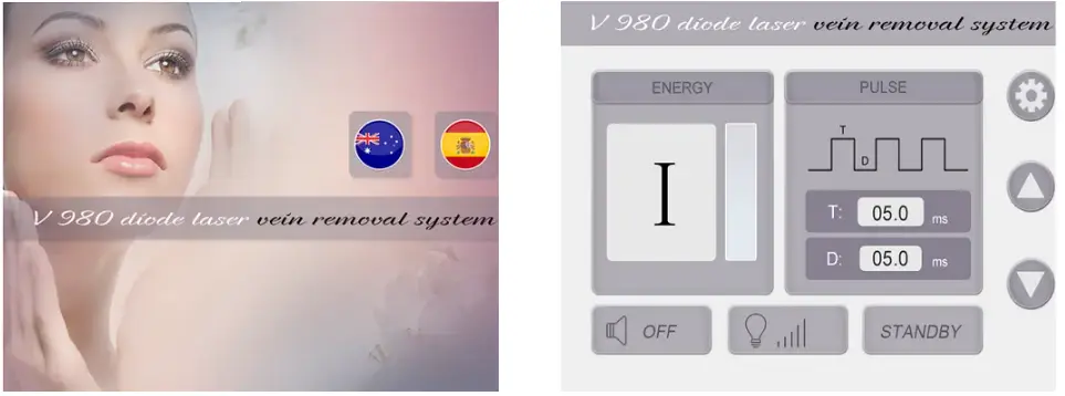Laser Machine Screen