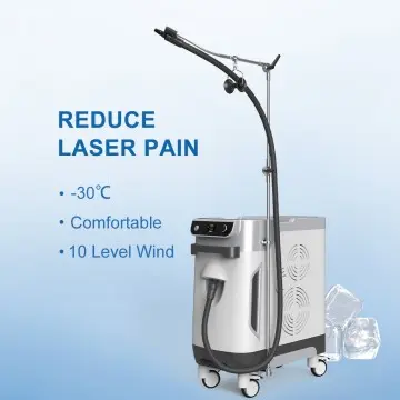 Zimmer style chiller air cooling machine for laser treatment comfort
