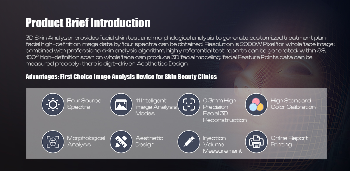 Advantages Of The 3D Skin Analysis Machine