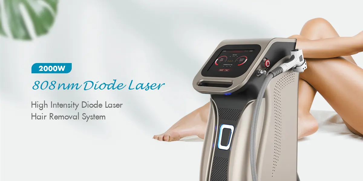 1200W/2000W diode laser hair removal machine