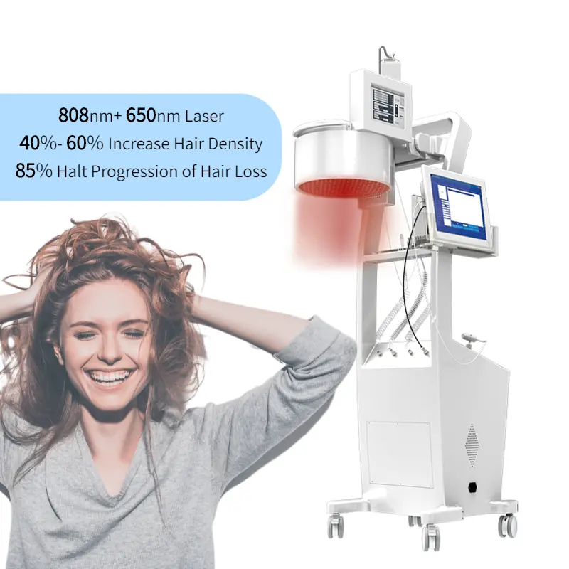 Wholesale 808nm laser 650nm laser hair loss treatment machine with LLLT technology Manufacturer, Suppliers