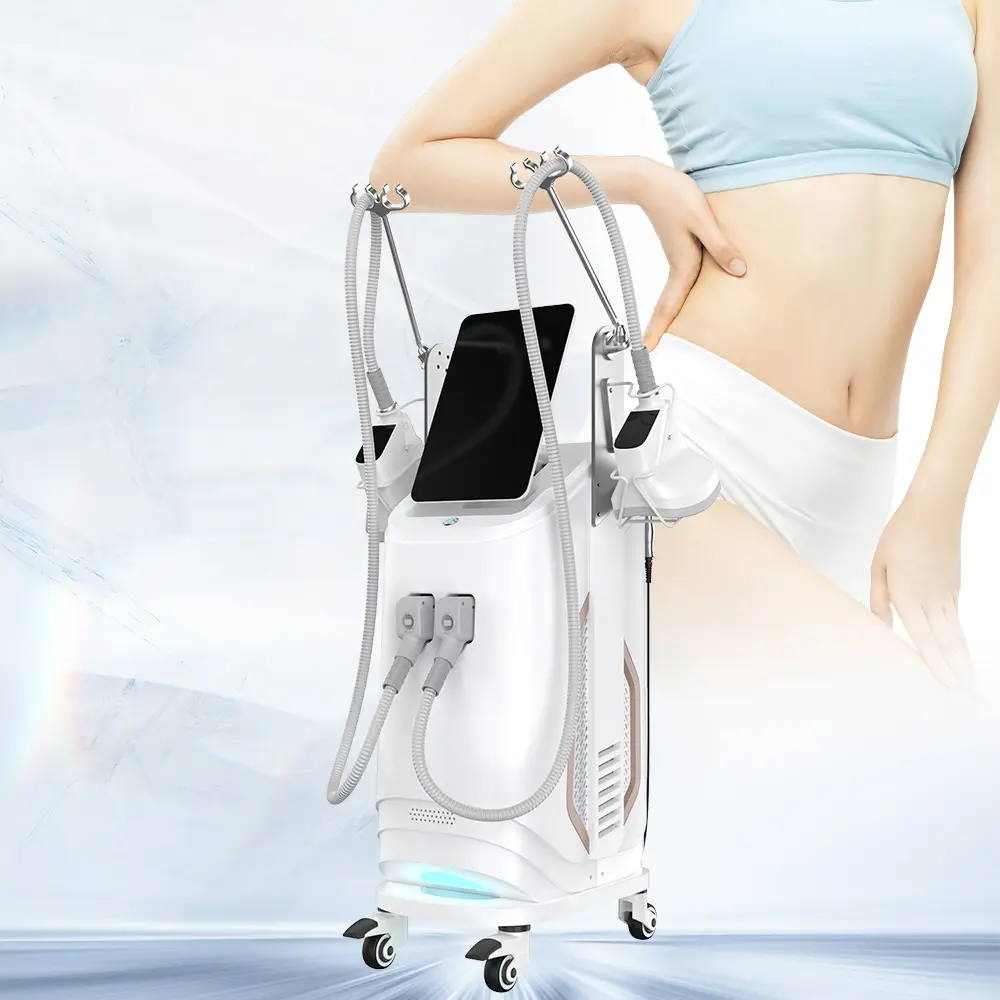 Cryolipolysis cavitation RF combination body contouring machine
