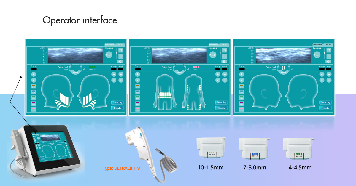 Operator interface of best hifu machine