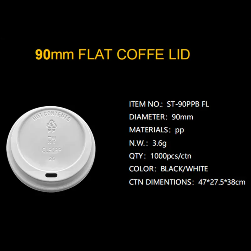 China High-Temperature Resistant PP90 Flat Mouthed CL Coffee Lid from China Suppliers - Durable Factory Packaging Solution Manufacturer, Factories