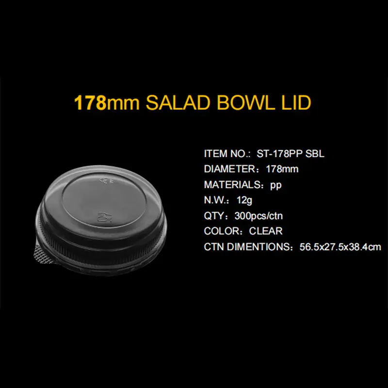 China PP178 salad bowl with high-temperature resistant lid Supplier, Factories