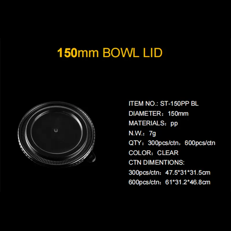 China PP150 bowl lid can withstand high temperatures Suppliers, Factories
