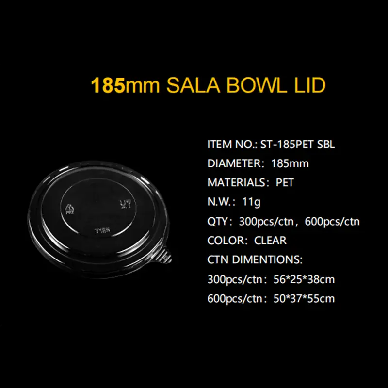 Custom High-Temperature Resistant PP Plastic Salad Bowl Lid from China Suppliers - Reliable Factory Quality for Food Storage Manufacturers, Supplier