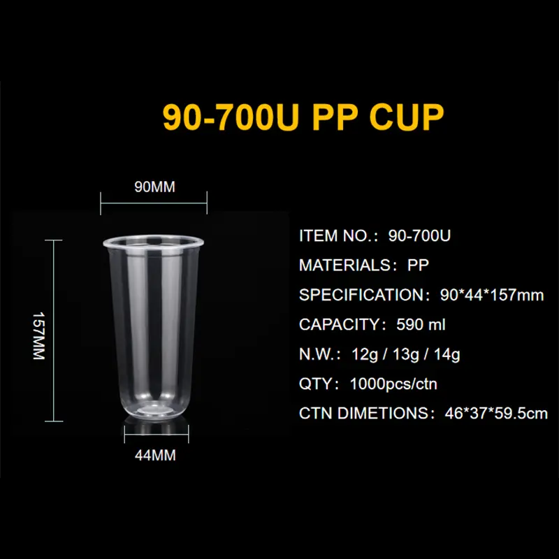 China PP90-700U blister cup, heat-resistant and printable Manufacturer, Factories