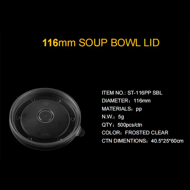 Custom PP116 soup bucket lid can withstand high temperatures Manufacturer, Manufacturers