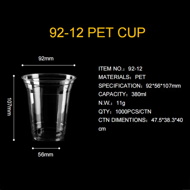 Custom Customizable High Transparency Cold Drink Cups - Durable & Eco-Friendly PET from China Suppliers and Factory Manufacturer, Manufacturers