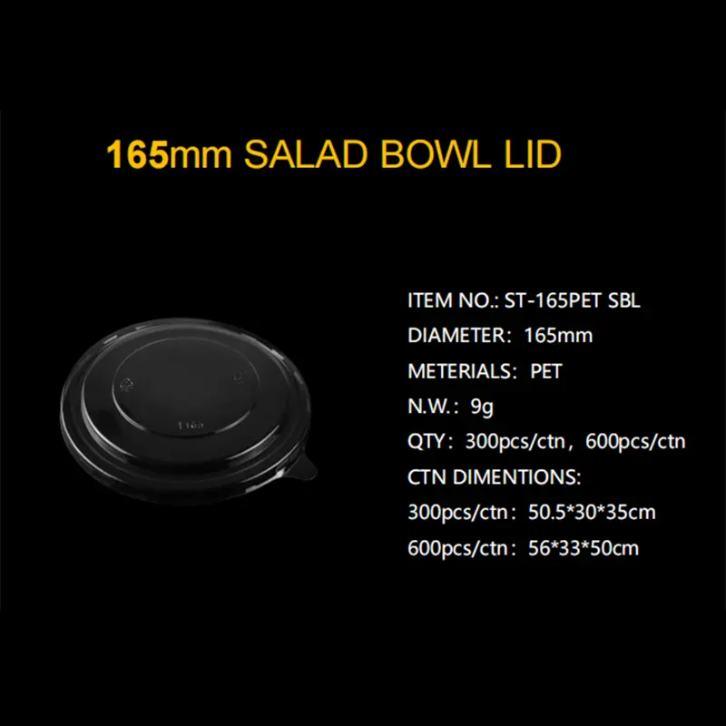 Wholesale PP165 salad bowl lid is heat-resistant Suppliers, Factory