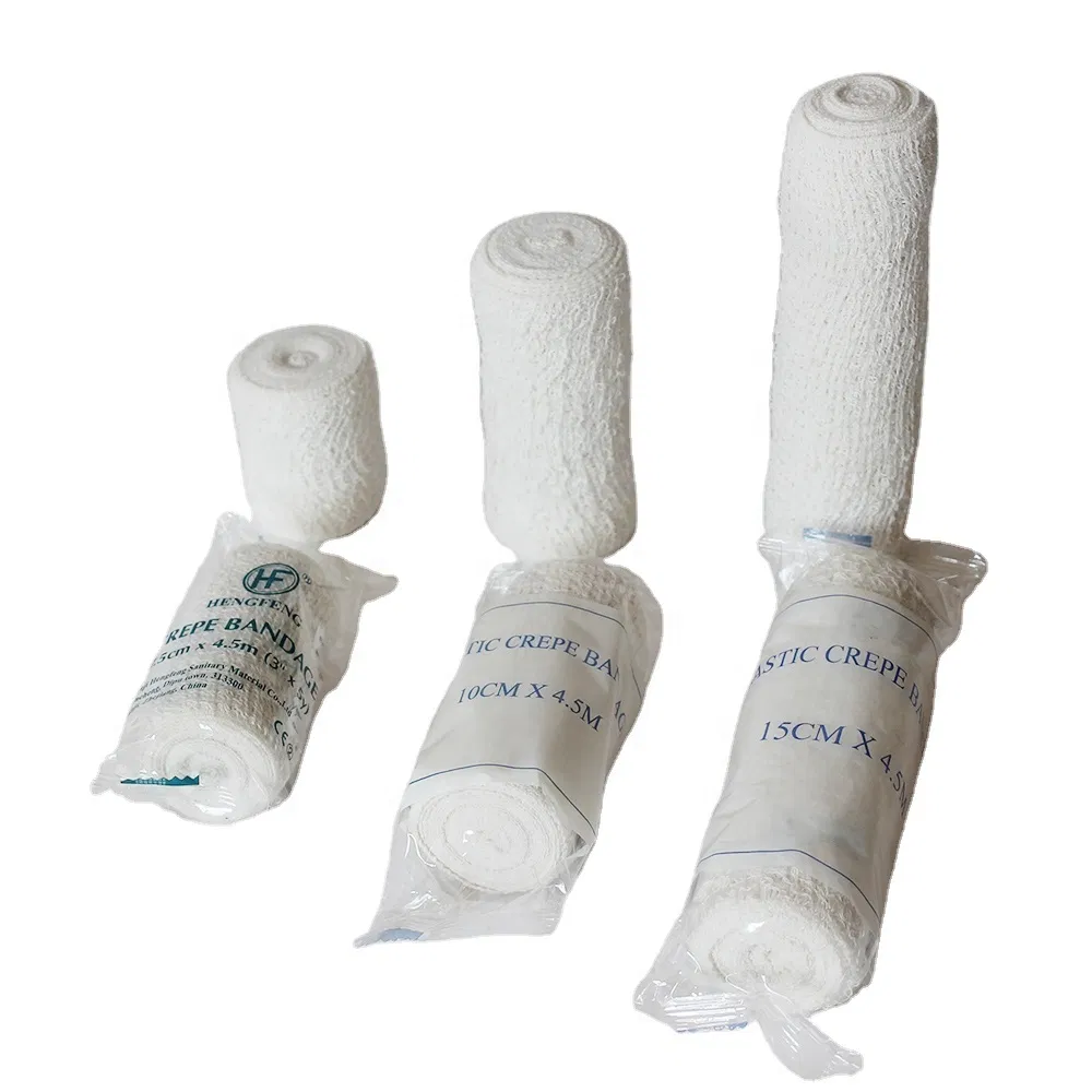 Elastic Crepe Bandage for First Aid for Sports, Medical, and Injury Recovery
