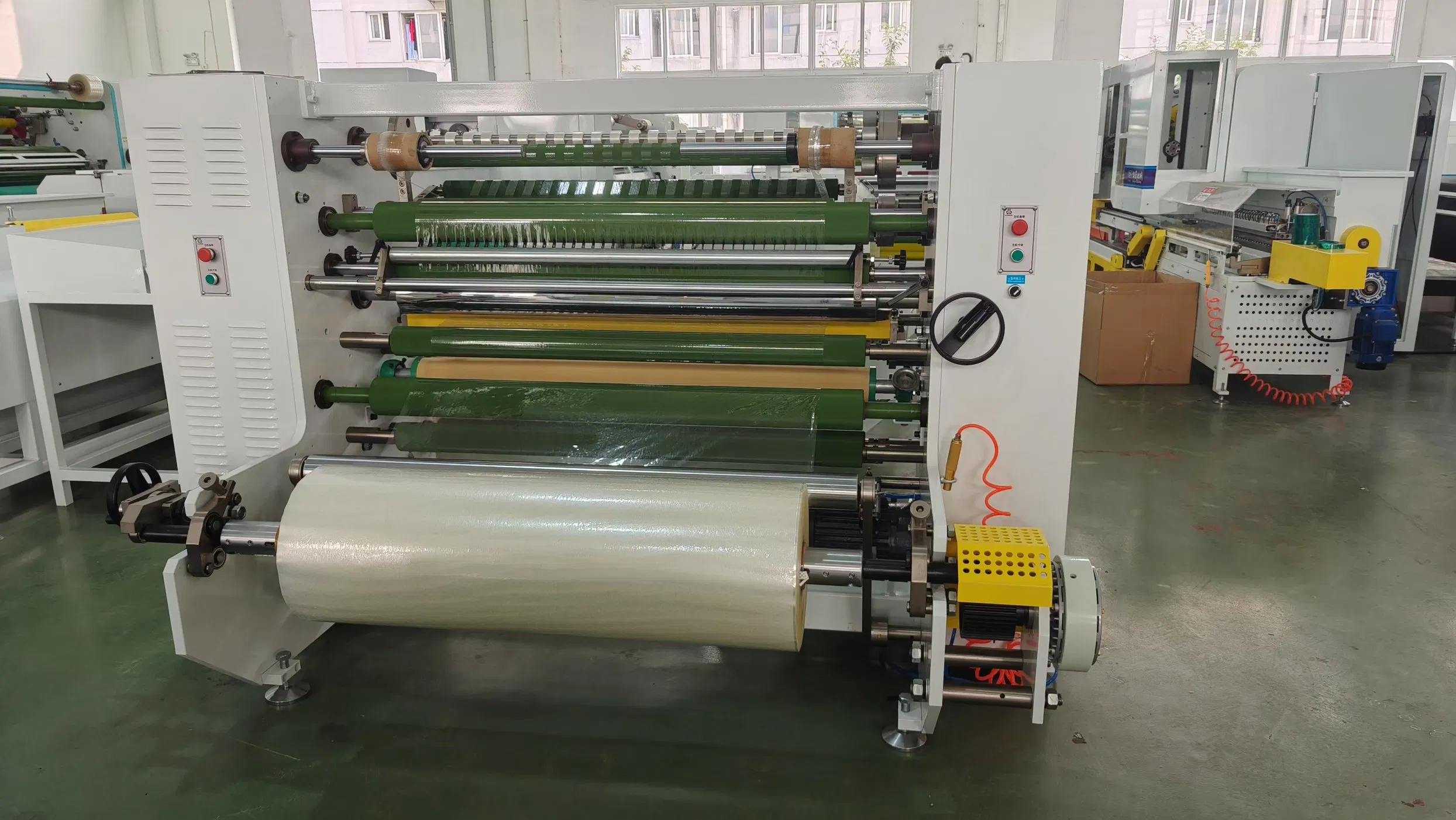 Automatic Medical Tape Adhesive Wound Dressing Fixation Tape Slitting Machine