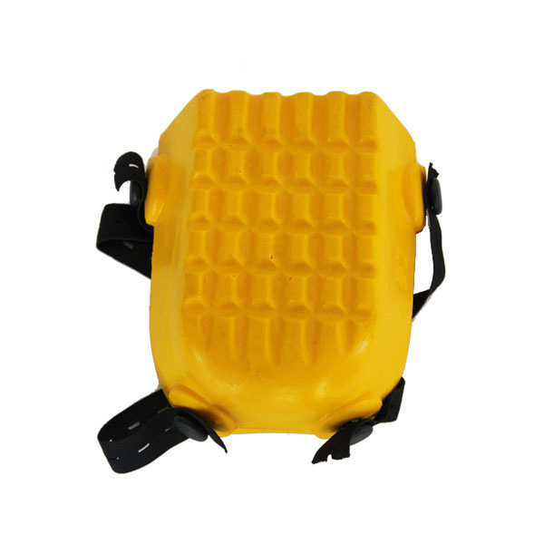 kN026 Yellow Adjustable Straps Breathable Garden Work Industrial Sports Running Mining Protection Light Weight Foam Safety Professional High Quality Knee Pads