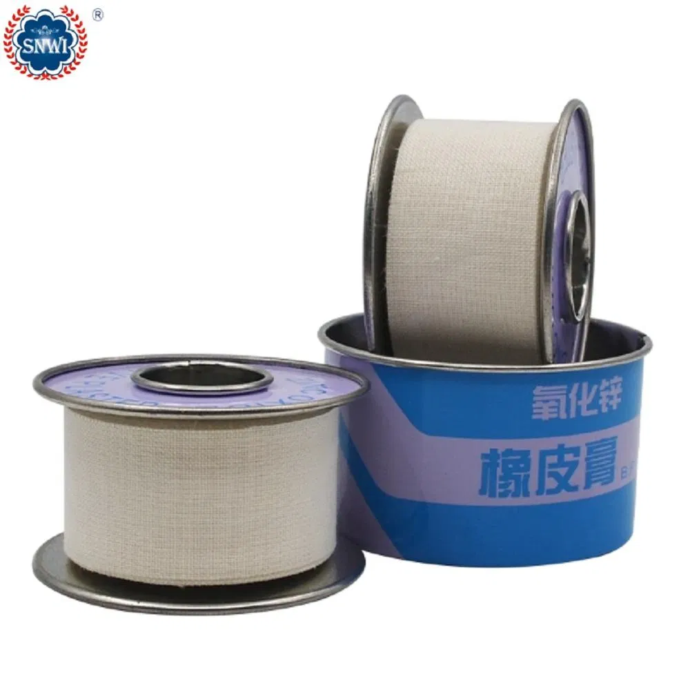 High Quality Disposable Medical Zinc Oxide Adhesive Plaster with Plastic Cover