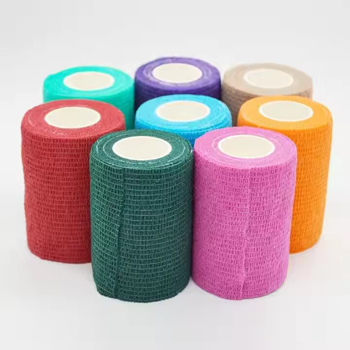 Elastic Bandage Self Adhesive Sports Tape Injury Recovery First Aid Joint Support