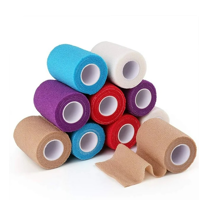 Hypoallergenic Cohesive Bandage Tape for Pet Wound Care