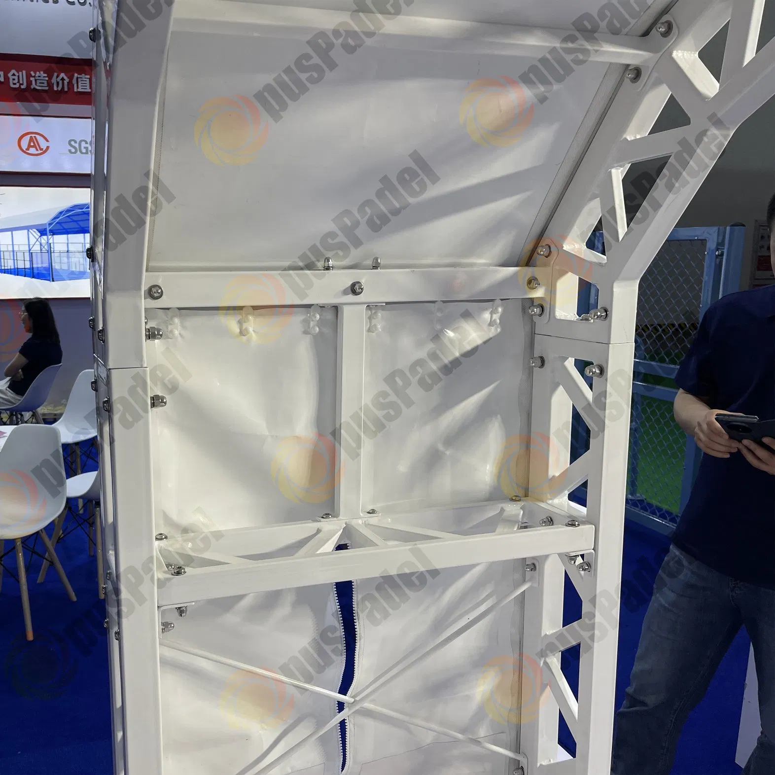 Sport Tent for Paddle Court Covering for Football Pitch Professional Outdoor Padel Wind Protection Roofs