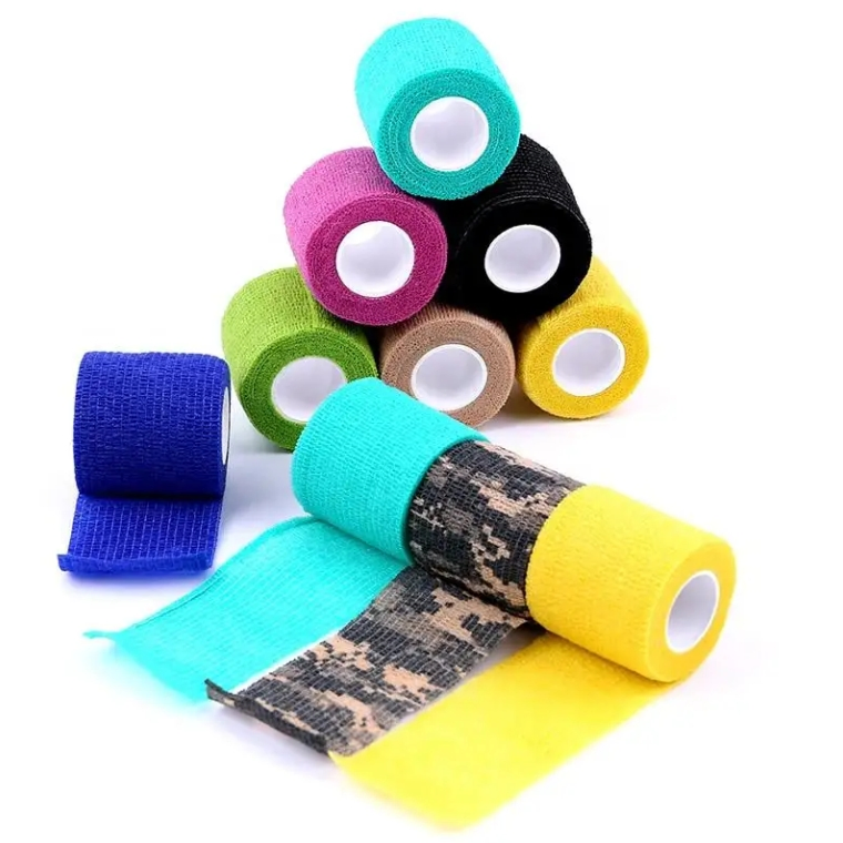 Breathable Self-Adhesive Vet Wrap Ideal for Dressing Retention and Post-Operative Care