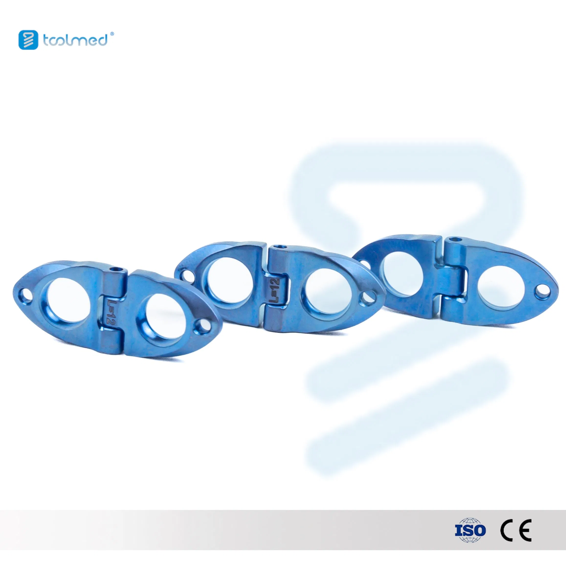 CE/ISO Certified Orthopedic Titanium Trauma Implants 4.5 Pediatric Hinge Locking Plate System Interventional Materials