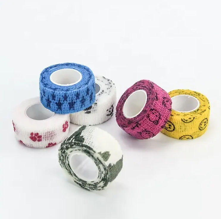 Soft and Secure Self-Adhesive Vet Bandage Perfect for Animals No Hair Pulling