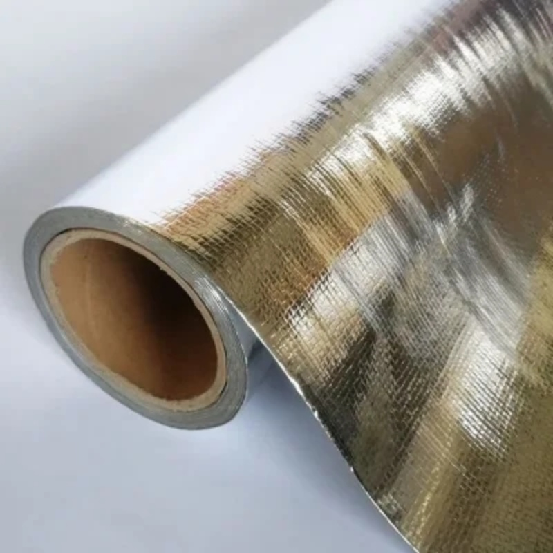 Double Sided Aluminized Woven for Roof Insulation Materials