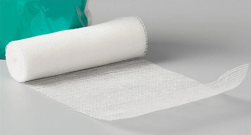 Absorbent Hemostyptic Gauze Bandage 100% Cotton Gauze Roll for Surgical Dressing Trauma Care Wound Dressing