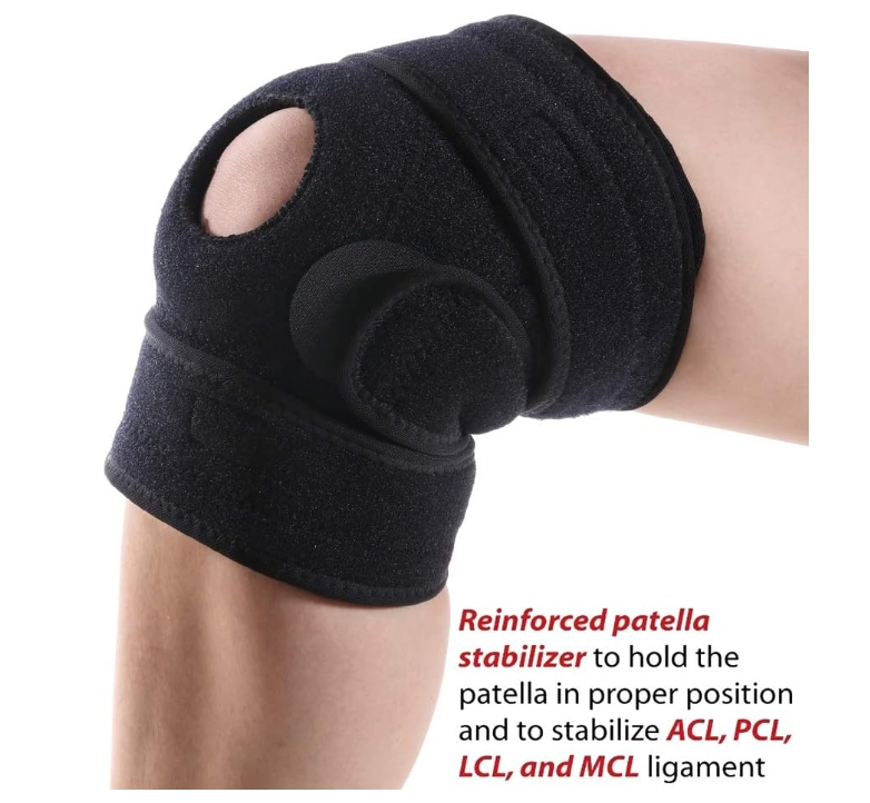 Adjustable Knee Brace for Ligament Injury and Protection