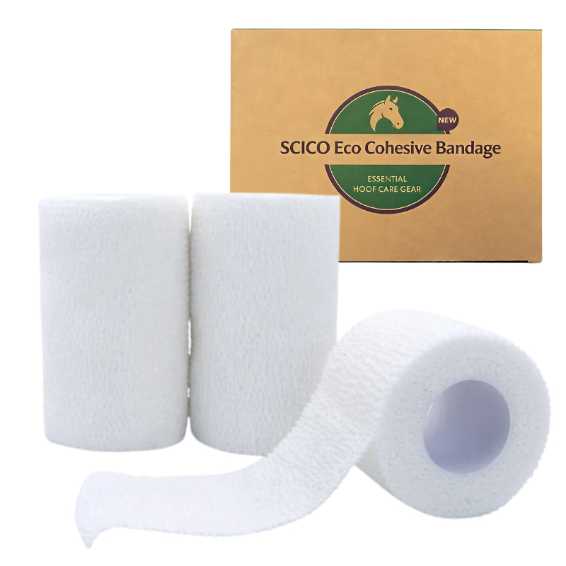Wholesale High Quality Biodegradable Cattle Adhesive Bandages Biodegradable Cohesive Bandage for Horse Hoof Care