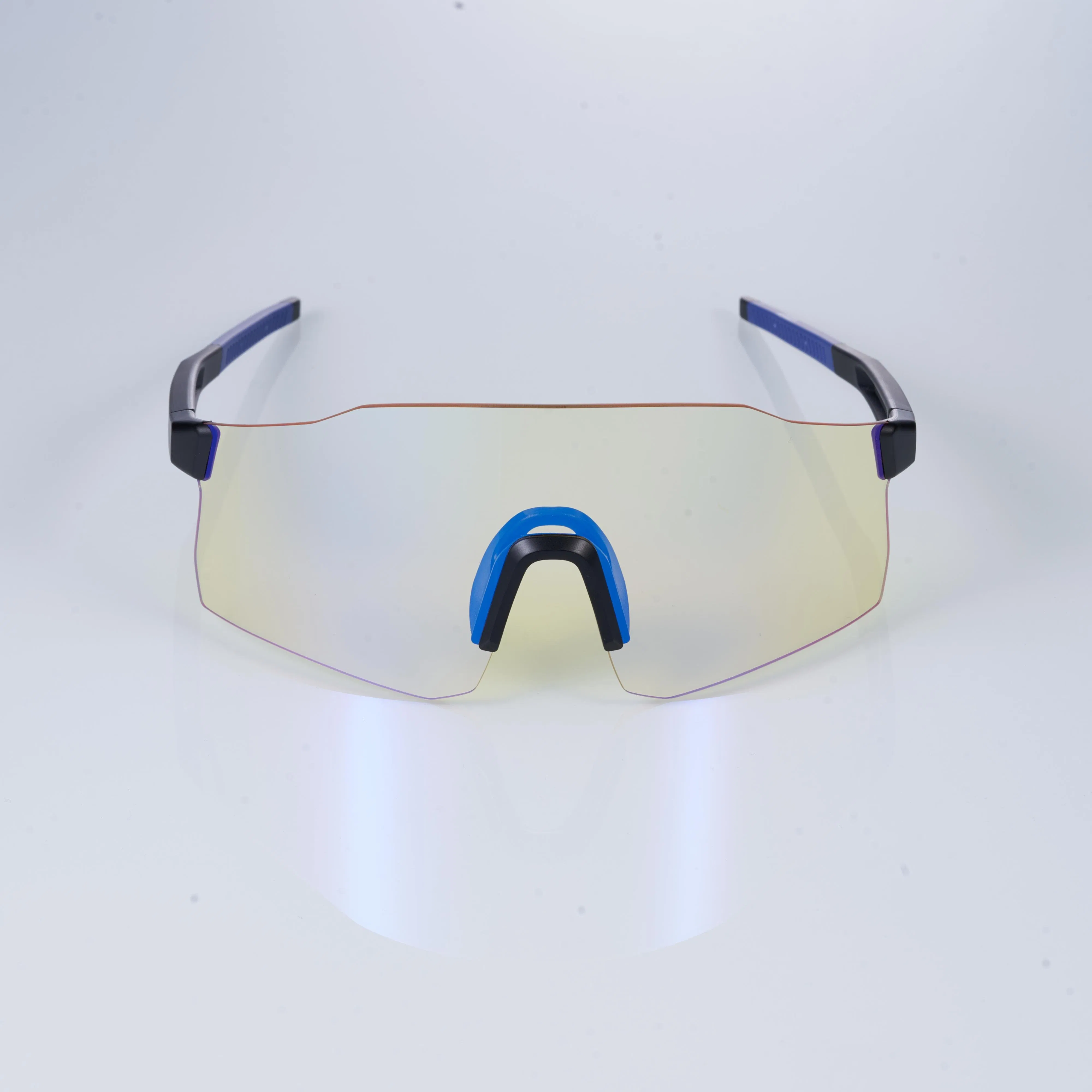 Professional UV Protection Sports Eyewear Glasses Photochromic Blue PC Lens Cycling Glasses for Adult Unisex