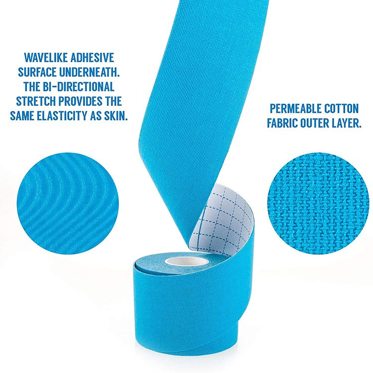 HD350 5m Roll of Elastic Muscle Support Kinesiology Tape Fitness Kinesio Tape Kinesiology for Exercise, Sports &amp; Injury Recovery