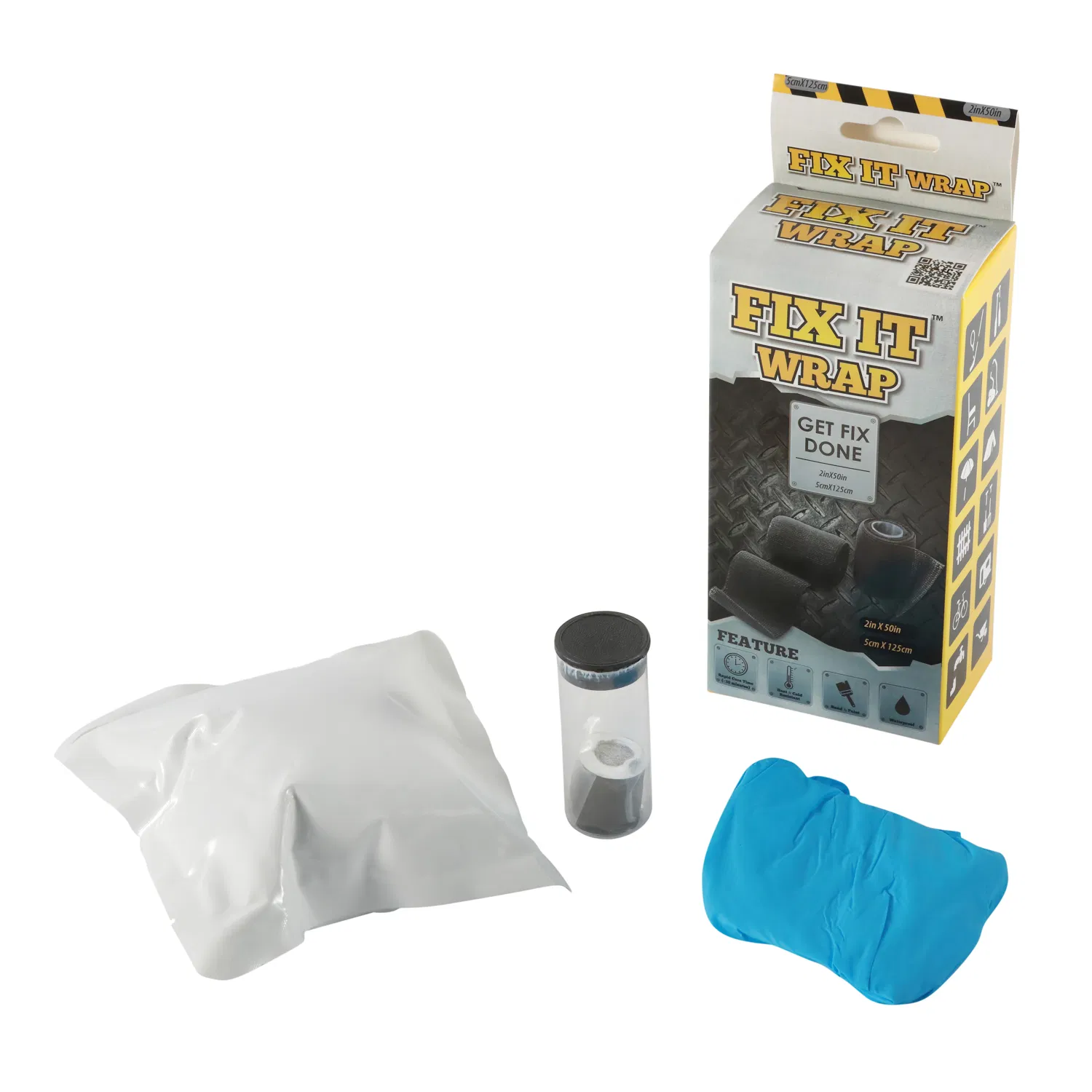 Industial Water Activated Quick Activity Fiberglass with Polyurethane Resin for Emergency Plumbing Services Pipe Repair Tape Wrap