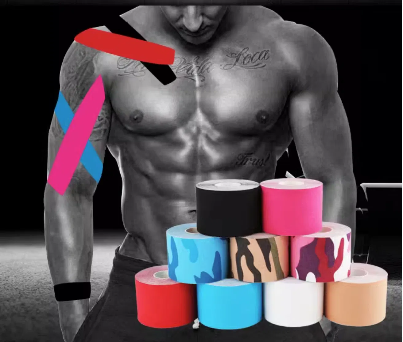 Elastic Body Care Muscle Relief Tape Roll