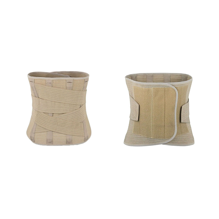 Adjustable Back Lumbar Support Belt with Steel Stabilizers