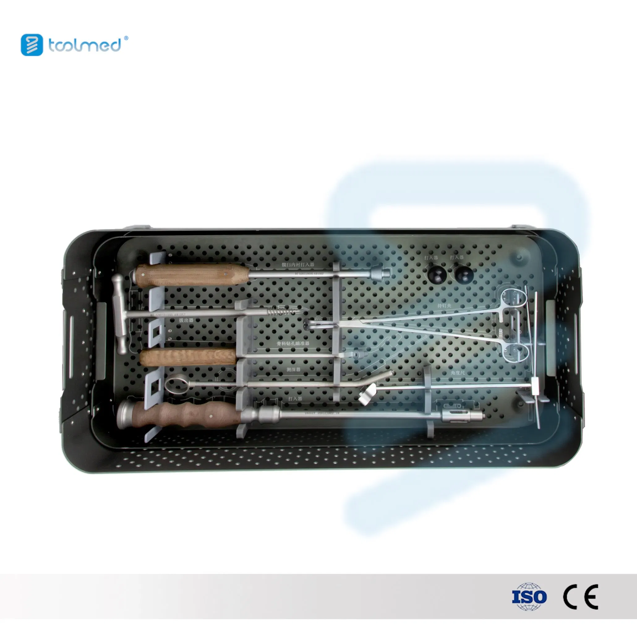 Acetabular Cup Total Hip Arthroplasty Instrument Set Stainless Steel Acetabulum Instruments