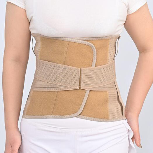 Adjustable Waist Support Wrap with Steel Stabilizers
