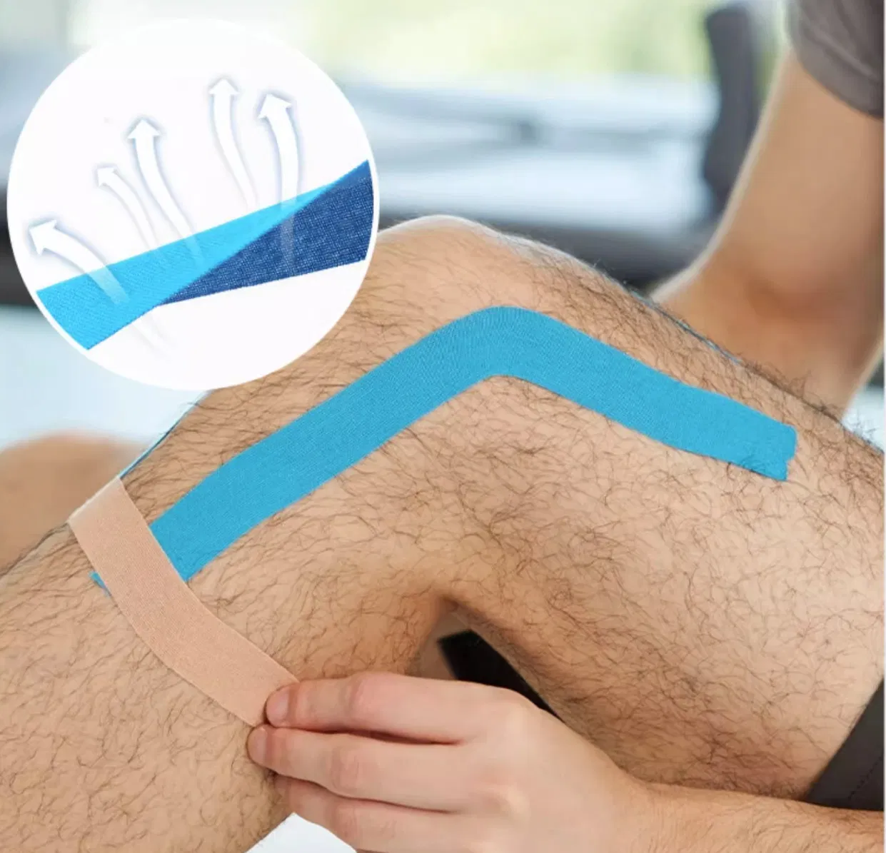 Kinesiology Tape Reduces Pain and Provides Support for Sore Muscles and Joints