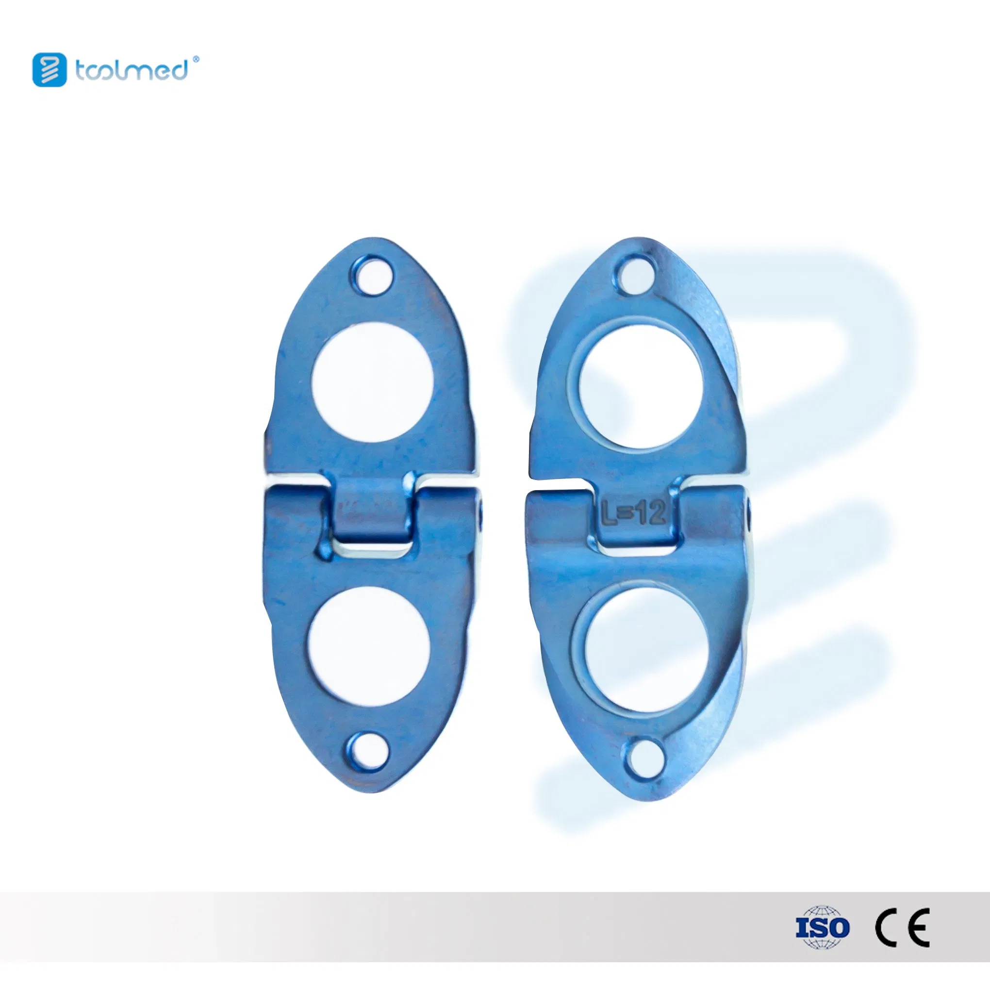 CE/ISO Certified Orthopedic Titanium Trauma Implants 4.5 Pediatric Hinge Locking Plate System Interventional Materials