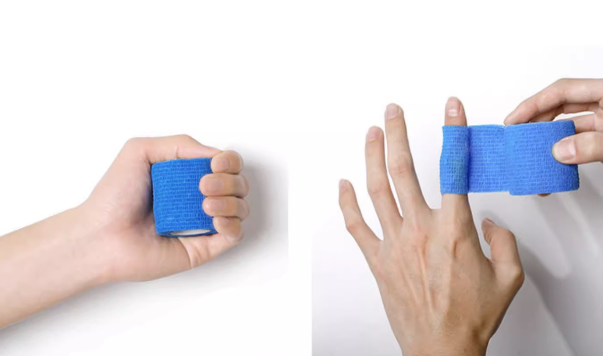 Invisible Compression Sports Tape for Pain Relief in Arms and Legs