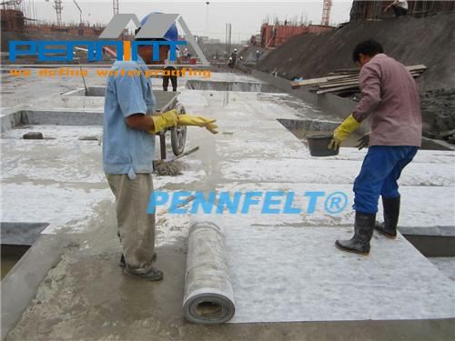 15mil/30mil/45mil Customized Colored PP Membrane/PE Waterproof Material