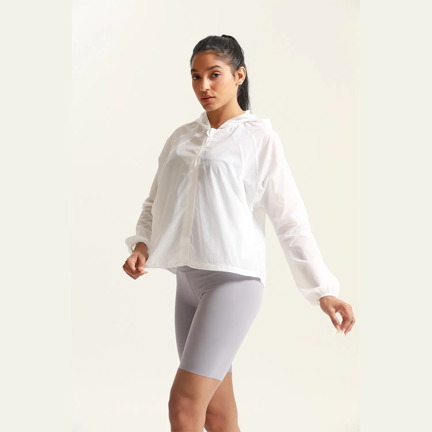 Professional Factory Women's Sun Protection Sports Jacket with Pocket Upf 50+ Full Zipper Long Sleeve UV Hoodie Shirts Outdoor Athletic Jacket