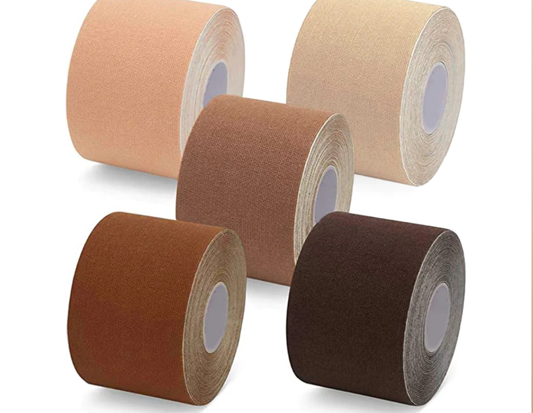 Kinesiology Tape, an Elastic Tape That Was Designed to Help Support Muscles, Ligaments and Joints That Are Experiencing.