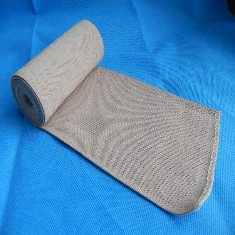 Hospital Product Supply Medical Skin Color Rubber High Elastic Bandage Roll